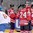 MINSK, BELARUS - MAY 16: Team Canada celebrates after scoring their second goal of the game during preliminary round action at the 2014 IIHF Ice Hockey World Championship. (Photo by Richard Wolowicz/HHOF-IIHF Images)

